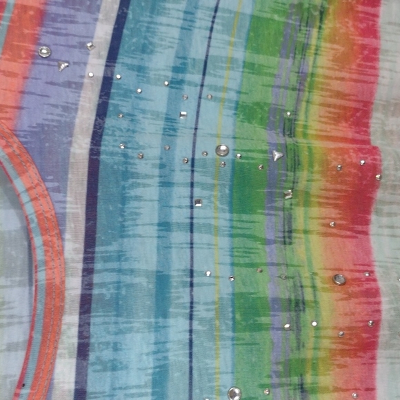 Knit Chic colorful tee XL - Picture 2 of 5